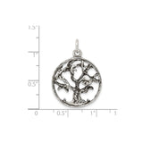 Sterling Silver Tree of Life Pendant with Organic Branch Design, Nature Symbol Jewelry