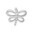 Sterling Silver Dragonfly Pendant with Cubic Zirconia, Nature Inspired Insect Charm for Women