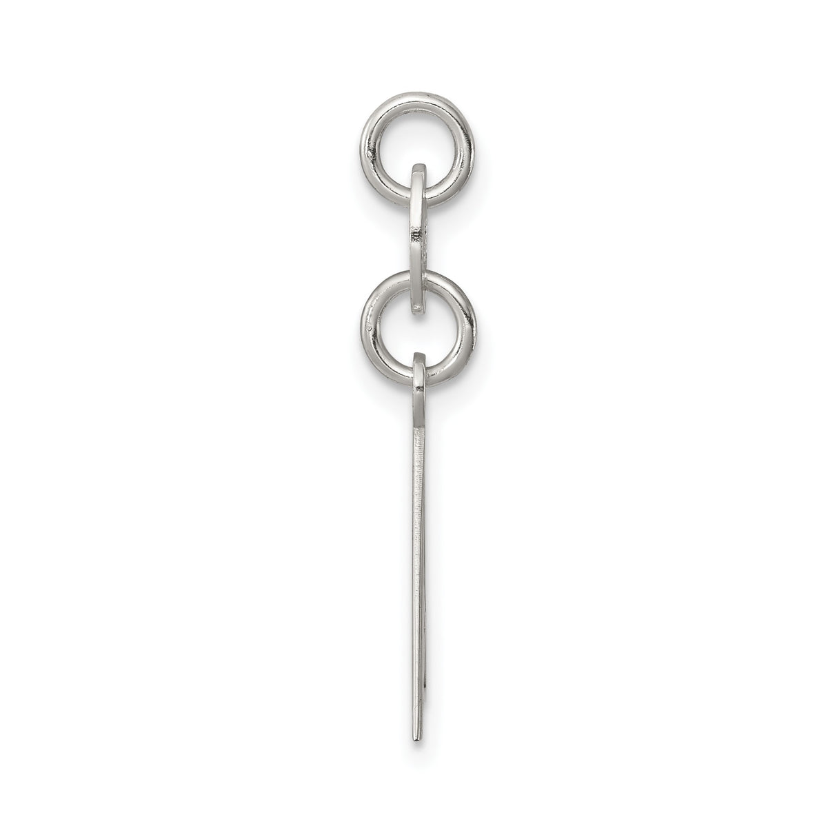 Sterling Silver Triangle Pendant with Open Eye of Providence and Sacred Geometry Design