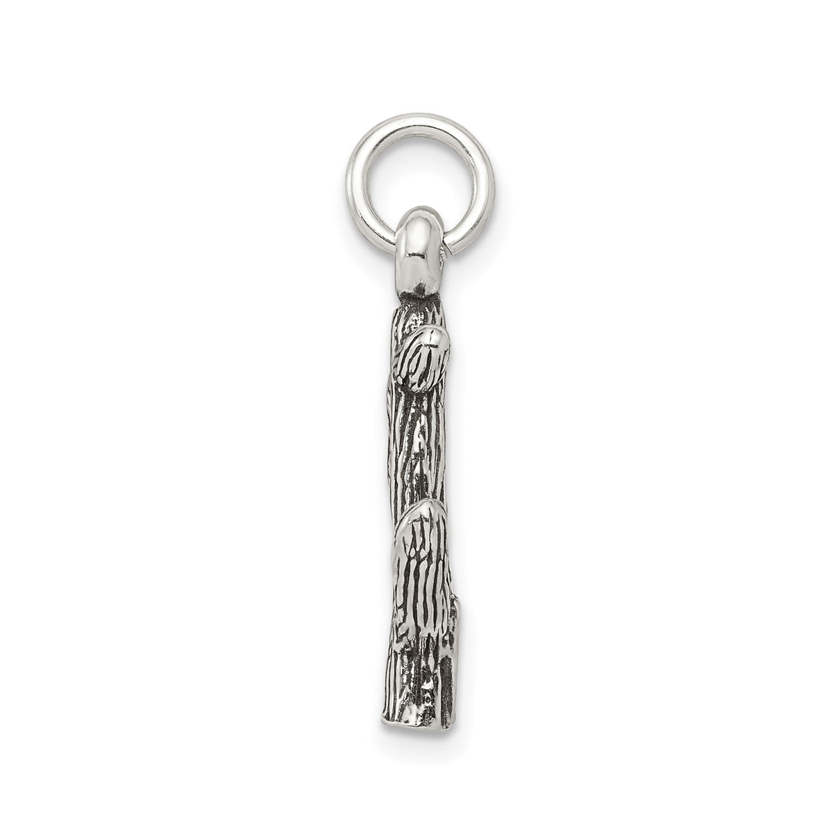 Sterling Silver Cactus Pendant Charm, Desert-Inspired Boho Jewelry for Women or Unisex Wear