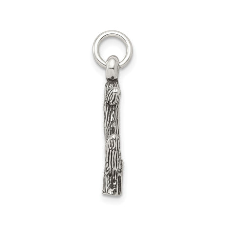 Sterling Silver Cactus Pendant Charm, Desert-Inspired Boho Jewelry for Women or Unisex Wear