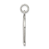 Sterling Silver Horseshoe Pendant, Open End Up Lucky Charm, Western Country Style Jewelry
