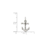 Sterling Silver Anchor Pendant, Nautical Symbol of Hope and Christian Faith Jewelry