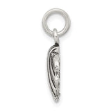 Sterling Silver Scallop Shell Pendant Charm, Camino de Santiago Faith Jewelry for Women