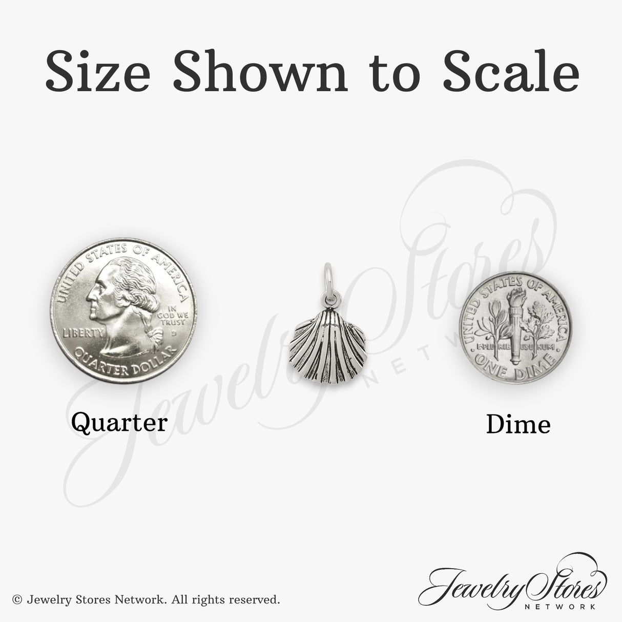 Sterling Silver Scallop Shell Pendant Charm, Camino de Santiago Faith Jewelry for Women