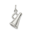 Sterling Silver Megaphone Charm Pendant, Cheerleader Sports Theme for Women and Girls