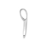 Sterling Silver Whale Tail Pendant with Black Enamel, Ocean-Inspired Nautical Charm