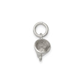 Sterling Silver Megaphone Charm Pendant, Realistic Cheerleading and Sports Fan Jewelry