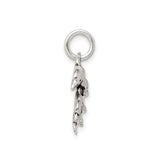 Sterling Silver Dolphin Pendant with Three Dolphins, Nautical Sea Life Theme