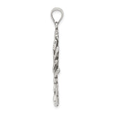 Sterling Silver Scorpion Pendant, Lifelike Design, Zodiac Symbol, Unisex Animal Totem Jewelry