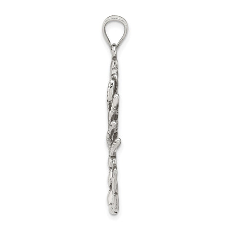Sterling Silver Scorpion Pendant, Lifelike Design, Zodiac Symbol, Unisex Animal Totem Jewelry