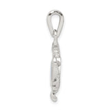 Sterling Silver Crab Pendant with Blue Opal, Ocean Theme, Cancer Zodiac Jewelry