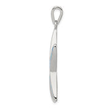 Sterling Silver Starfish Pendant with Blue Lab Created Opal, Ocean-Inspired Jewelry for Women