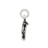 Sterling Silver Shrimp Pendant, Realistic Ocean-Inspired Nautical Jewelry for Women and Unisex Wear