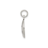 Sterling Silver Smiley Face Pendant Charm, Cutout Happy Face Design, Unisex Minimalist Jewelry
