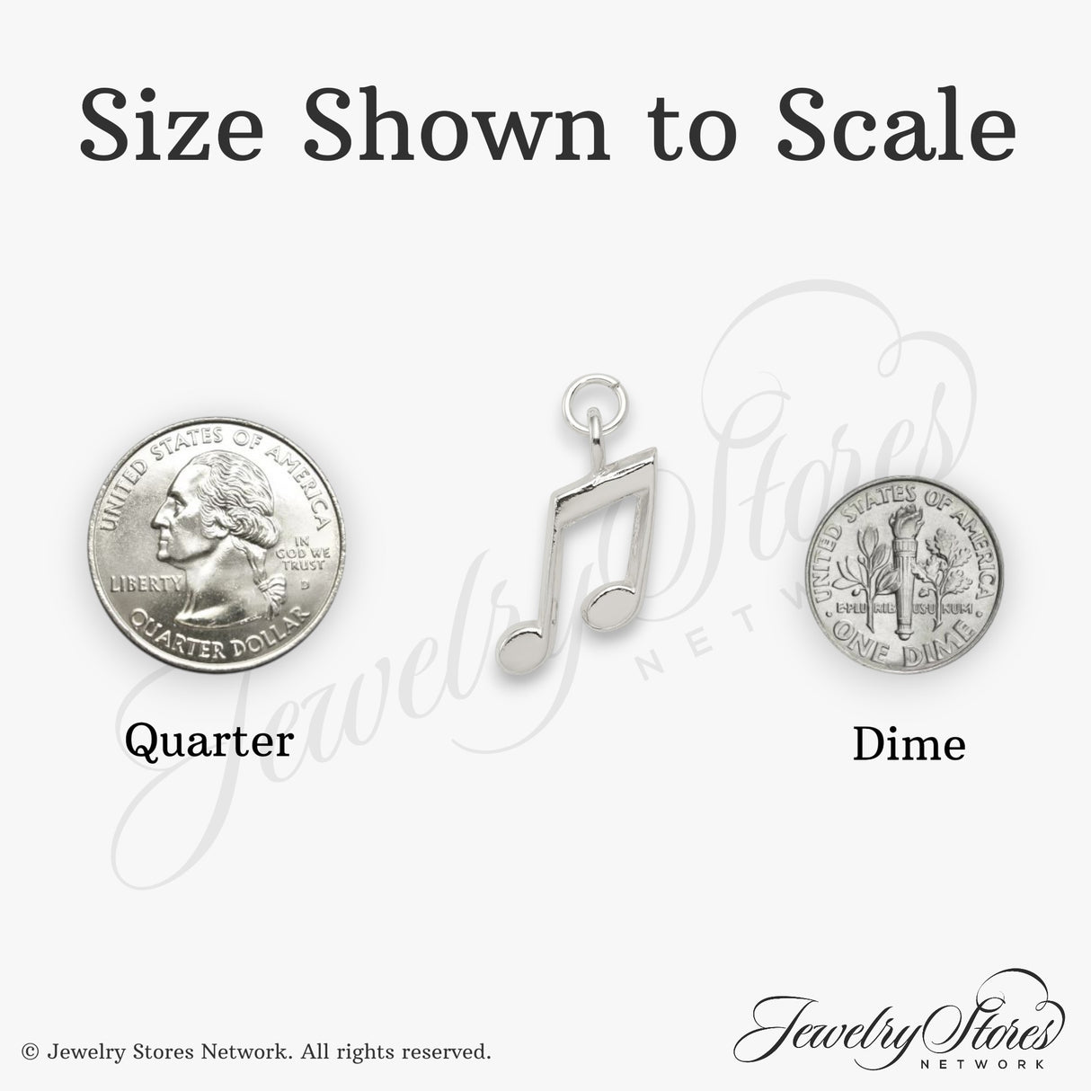 Sterling Silver Music Note Pendant with Double Eighth Note Design, Unisex Charm for Musicians