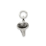 Sterling Silver French Horn Pendant, Unisex Music Charm for Musicians and Band Members