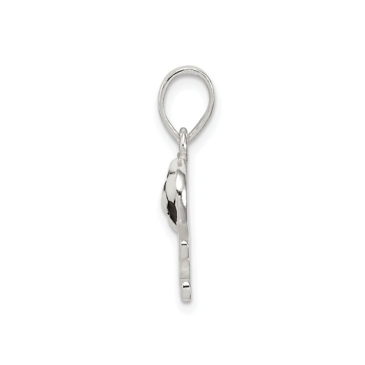 Sterling Silver Soccer Pendant, Love Soccer Charm for Women or Unisex Sports Jewelry