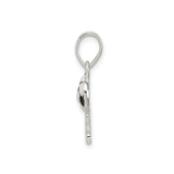 Sterling Silver Soccer Pendant, Love Soccer Charm for Women or Unisex Sports Jewelry
