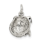 Sterling Silver Bulldog Head Pendant, Realistic Dog Lover Charm, Unisex Pet Breed Jewelry