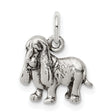 Sterling Silver Basset Hound Dog Pendant, Realistic Pet Charm for Women or Unisex Wear