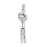 Cat Lover Charm Pendant in Real 925 Sterling Silver