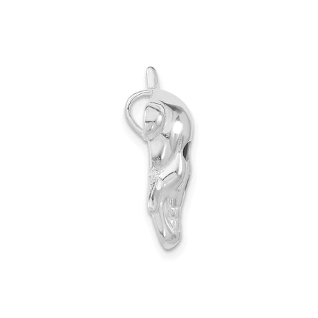 Sterling Silver Pirate Skull Pendant with Bandana and Eye Patch, Crossbones Design, Gothic Style