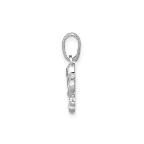 Sterling Silver Fleur-de-Lis Pendant, French Royalty Symbol Jewelry for Women or Unisex