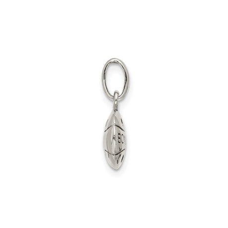 Sterling Silver Charm Pendant with Bowling Ball and Pin Design, Sports Jewelry for Bowlers