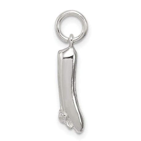 Ballet Slippers Charm Pendant in Real 925 Sterling Silver