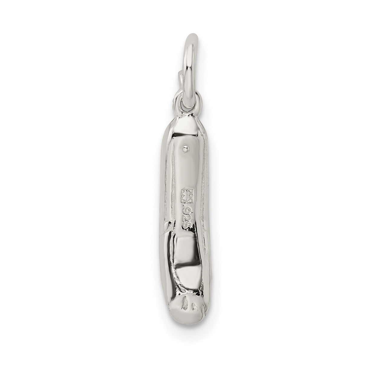 Ballet Slippers Charm Pendant in Real 925 Sterling Silver