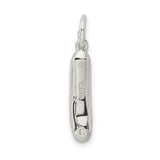 Ballet Slippers Charm Pendant in Real 925 Sterling Silver