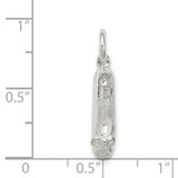 Ballet Slippers Charm Pendant in Real 925 Sterling Silver