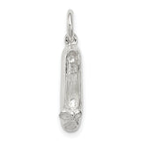 Ballet Slippers Charm Pendant in Real 925 Sterling Silver