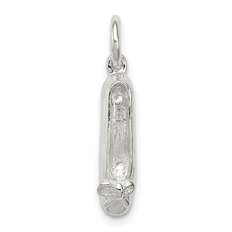 Ballet Slippers Charm Pendant in Real 925 Sterling Silver