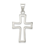 Cross Charm Pendant in Real 925 Sterling Silver