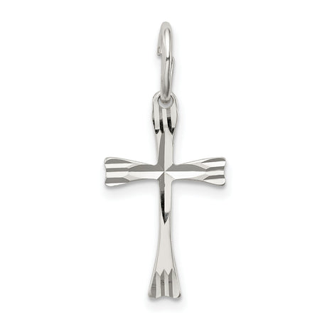 Cross Charm Pendant in Real 925 Sterling Silver