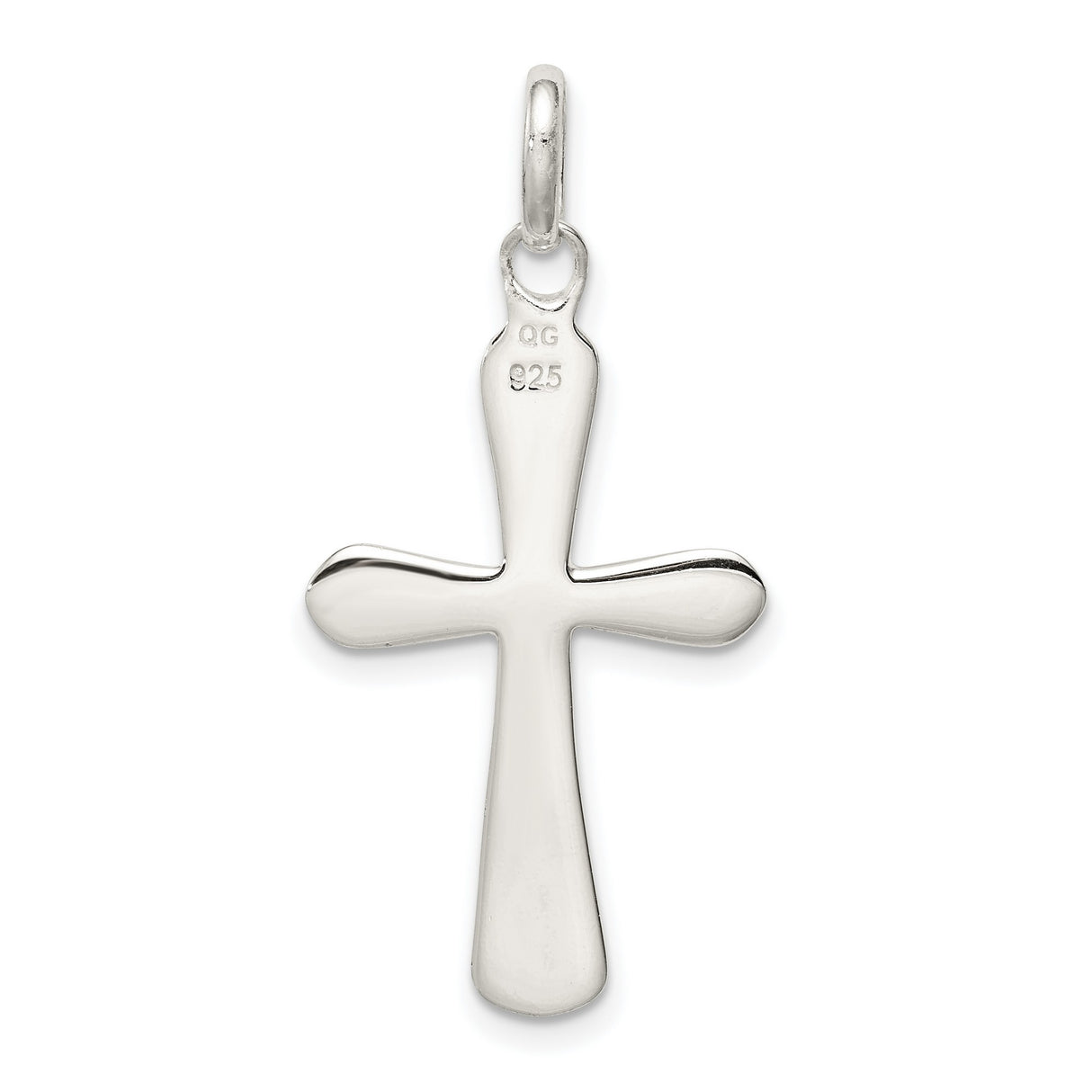 Cross Charm Pendant in Real 925 Sterling Silver