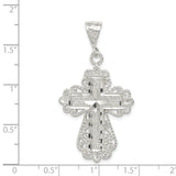 Cross Charm Pendant in Real 925 Sterling Silver