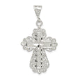 Cross Charm Pendant in Real 925 Sterling Silver