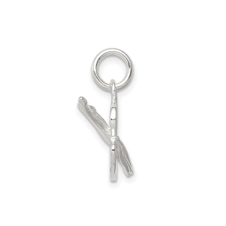 Sterling Silver Artist Palette Pendant with Paintbrush Detail, Creative Art Jewelry Charm