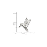 Sterling Silver Hummingbird Pendant with Detailed Bird Design, Nature-Inspired Jewelry for Women