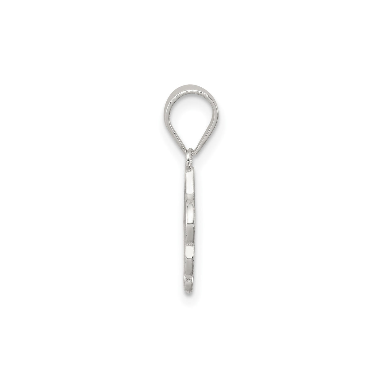 Sterling Silver Pendant with Fleur de Lis Design, Classic French Lily Symbol of Purity and Royalty