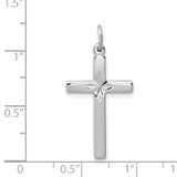 Cross Charm Pendant in Real 925 Sterling Silver