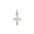 Sterling Silver Cross Pendant, Minimalist Spiritual Design for Men and Women
