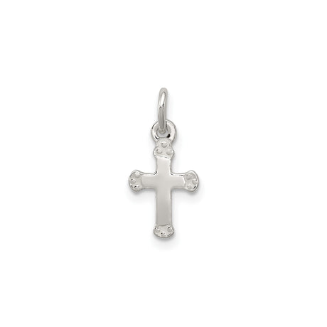 Sterling Silver Cross Pendant, Minimalist Spiritual Design for Men and Women
