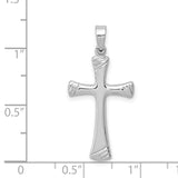 Cross Charm Pendant in Real 925 Sterling Silver