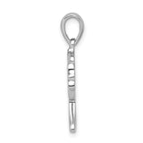 Sterling Silver Celtic Cross Pendant with Floral Charm Design for Men and Women