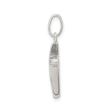 Sterling Silver Cross Pendant, Minimalist Unisex Spiritual Jewelry with Long Chain