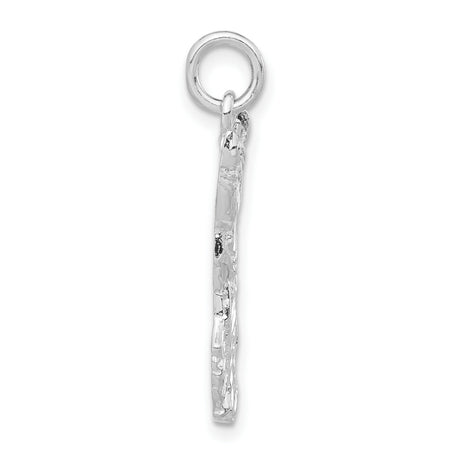 Sterling Silver Pendant with Robed Figure and Raised Arms, Christian Faith Symbol
